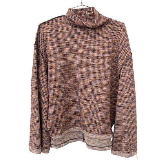 Free People We The Free Sunny Days Turtleneck Sweater Womens X Small Multicolor - Picture 2 of 9